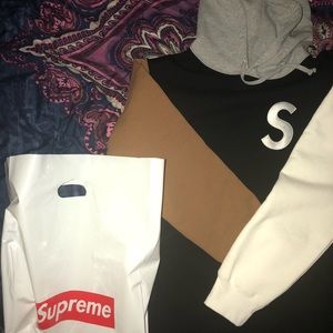 Supreme Color Blocked S Logo Hoodie